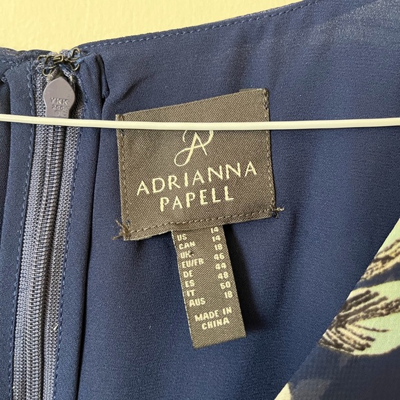 ADRIANNA PAPELL shift dress - size 14 - NWT - Picture 3 of 4